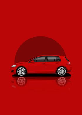 Art Car Golf gti mk7