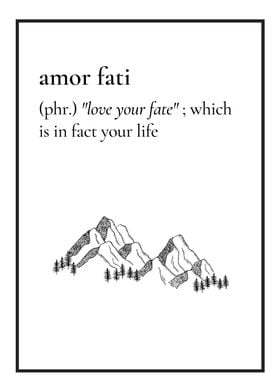 Amor Fati Phrase