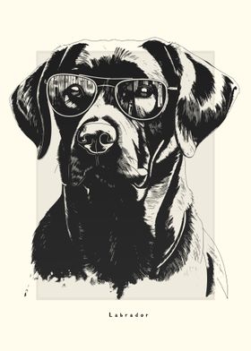 Black Labrador Sketch