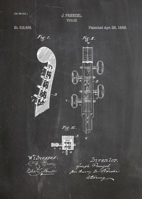 Violin patent 1885