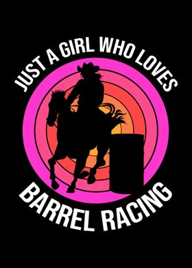 Barrel Racing Girl