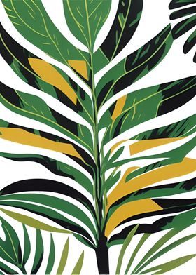 Minimal Monstera Art