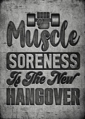 Muscle soreness hangover