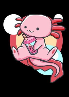 Axolotl And Bubble Tea