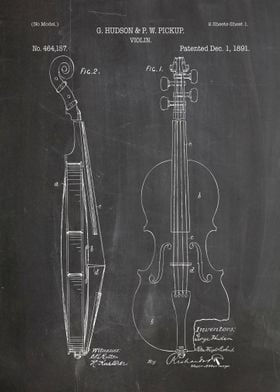 Violin patent 1891