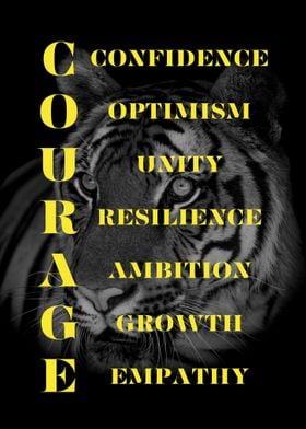 COURAGE Motivational Quote