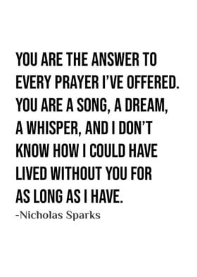 Nicholas Sparks Quote 