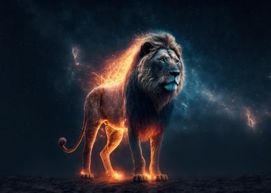 Fantastic lion