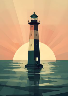 Sunset Lighthouse