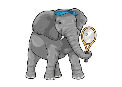 Elephant Tennis Sports