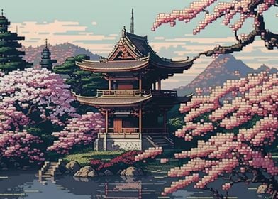 Japan 02 Pixel art