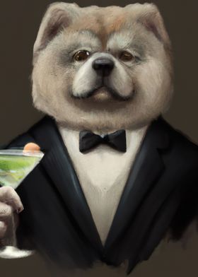 Chow Chow Suit Martini