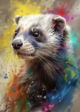 Ferret painting