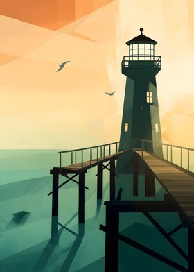 Serene Lighthouse