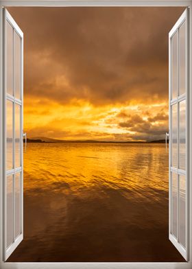 Window view landscape