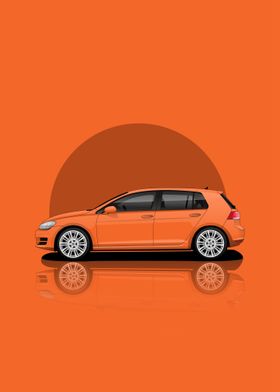 Art Car Golf gti mk7