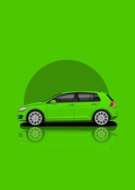 Art Car Golf gti mk7