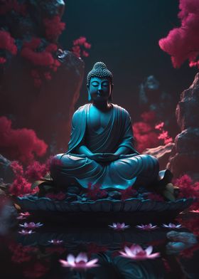Peaceful Buddha Statue 4