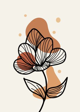 mid century flower 6