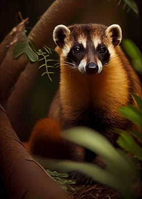 Coati In Nature