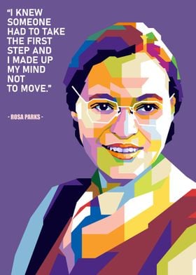 Rosa Parks Pop Art