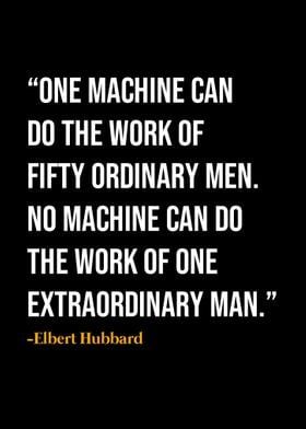 Elbert Hubbard Quote 