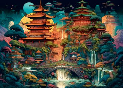 fantasy landscape japan 1