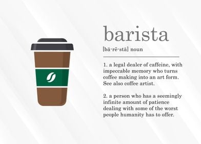 Funny Barista Definition