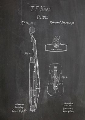 Violin patent 1870