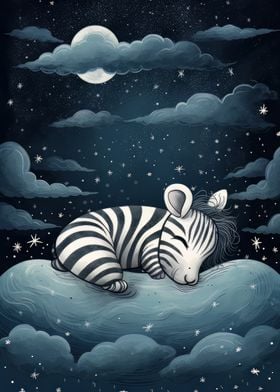 Goodnight Sleepy Zebra