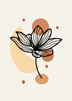 mid century flower 8