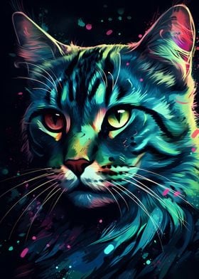 Cat Colorful