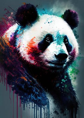 Panda Art Style 3