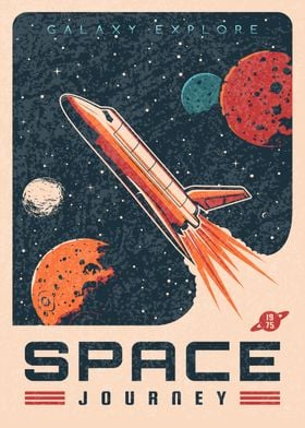 Vintage retro space