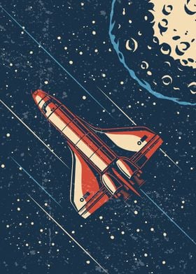 Vintage retro space