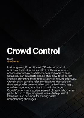 Crowd Control