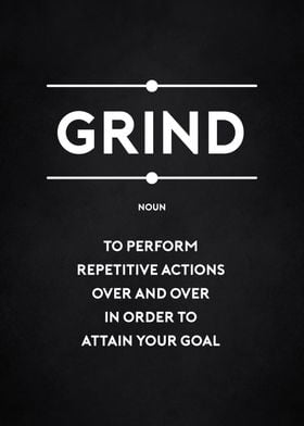 Grind definition