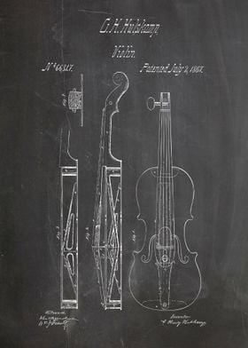 Violin patent 1867