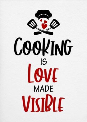 cooking is love md visible