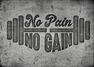 No pain no gain weights