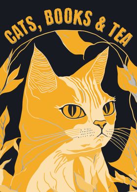 Cats Books And Tea