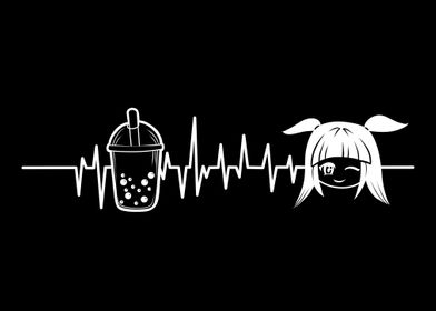 Bubble Tea Anime Heartbeat