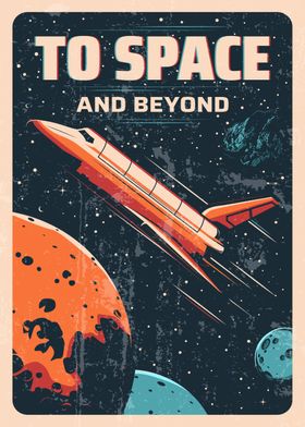 Vintage retro space