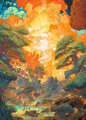 Psychedelic Landscape