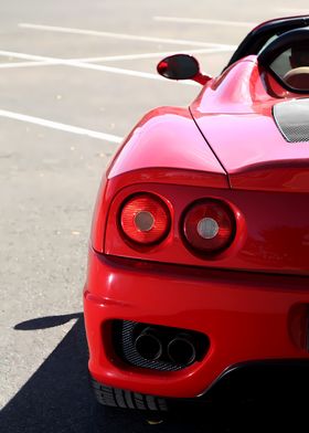 Red Ferrari 360