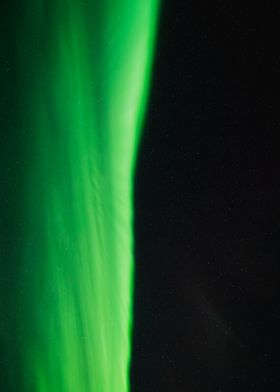 green and black aurora