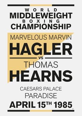 1985 MY Hagler vs Hearns