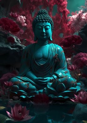 Peaceful Buddha Statue 5