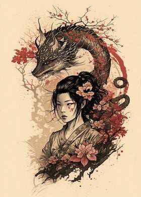 Geisha Dragon