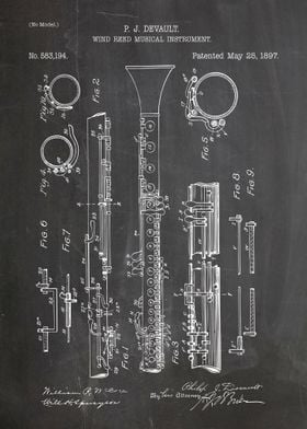 Wind reed patent 1897